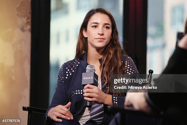 The Build Series presents Olympic gymnast, Aly Raisman to discuss her gymnastics career at AOL HQ on October 24, 2016 in New York City.