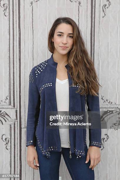 The Build Series presents Olympic gymnast Aly Raisman to discuss her gymnastics career at AOL HQ on October 24, 2016 in New York City.