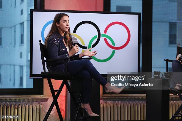 The Build Series presents Olympic gymnast, Aly Raisman to discuss her gymnastics career at AOL HQ on October 24, 2016 in New York City.