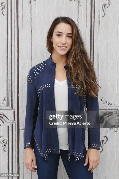 The Build Series presents Olympic gymnast Aly Raisman to discuss her gymnastics career at AOL HQ on October 24, 2016 in New York City.