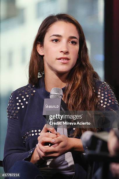 The Build Series presents Olympic gymnast, Aly Raisman to discuss her gymnastics career at AOL HQ on October 24, 2016 in New York City.