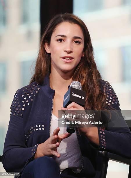 The Build Series presents Olympic gymnast, Aly Raisman to discuss her gymnastics career at AOL HQ on October 24, 2016 in New York City.