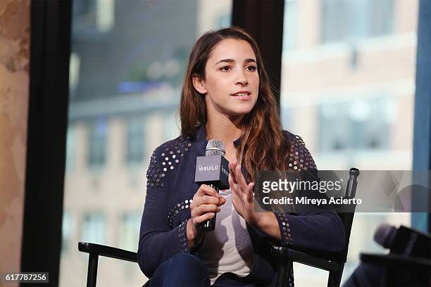 The Build Series presents Olympic gymnast, Aly Raisman to discuss her gymnastics career at AOL HQ on October 24, 2016 in New York City.