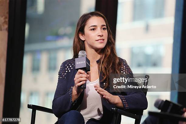 The Build Series presents Olympic gymnast, Aly Raisman to discuss her gymnastics career at AOL HQ on October 24, 2016 in New York City.