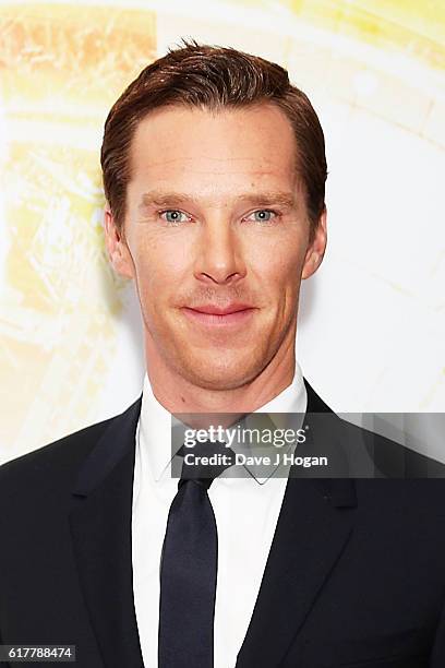 Benedict Cumberbatch attends the fan screening event for "Doctor Strange" on October 24, 2016 in London, United Kingdom.