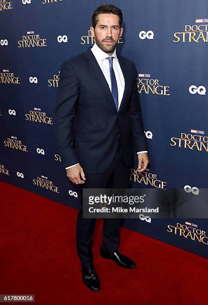 Scott Adkins attends the red carpet launch event for "Doctor Strange" on October 24, 2016 in London, United Kingdom.
