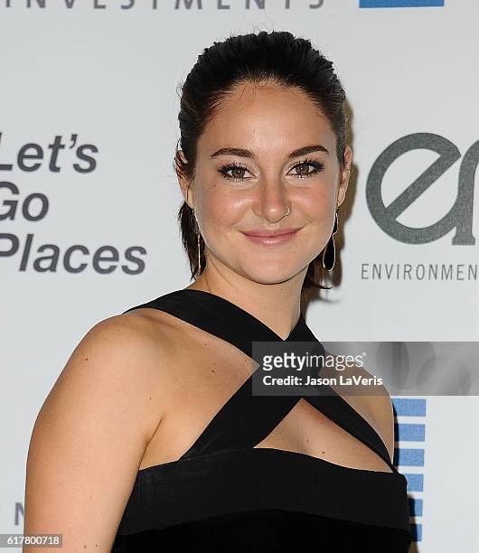 Actress Shailene Woodley attends the 26th annual EMA Awards at Warner Bros. Studios on October 22, 2016 in Burbank, California.