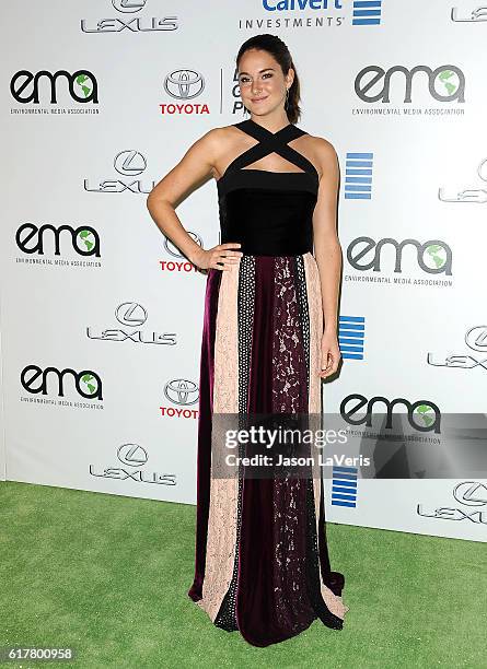 Actress Shailene Woodley attends the 26th annual EMA Awards at Warner Bros. Studios on October 22, 2016 in Burbank, California.