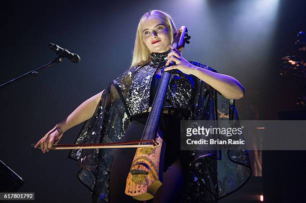Grace Chatto of Clean Bandit performs at The Roundhouse on October 24, 2016 in London, England.