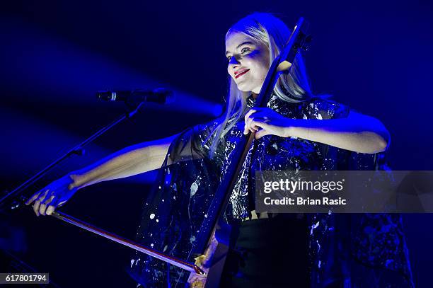 Grace Chatto of Clean Bandit performs at The Roundhouse on October 24, 2016 in London, England.