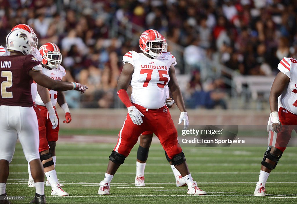 NCAA FOOTBALL: OCT 22 UL Lafayette at Texas State