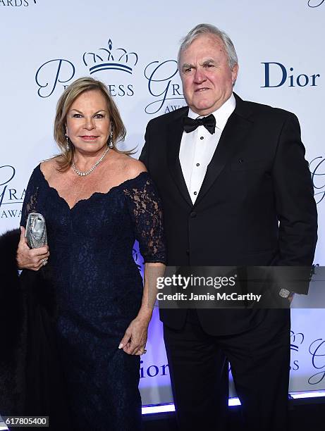 Angelina Rahn and Noel Rahn attend the 2016 Princess Grace awards gala at Cipriani 25 Broadway on October 24, 2016 in New York City.