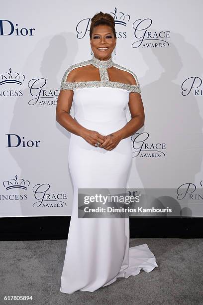 Queen Latifah attends the 2016 Princess Grace Awards Gala with presenting sponsor Christian Dior Couture at Cipriani 25 Broadway on October 24, 2016...