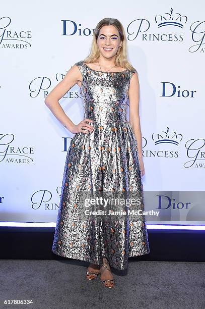 Chelsea Leyland attends the 2016 Princess Grace awards gala at Cipriani 25 Broadway on October 24, 2016 in New York City.