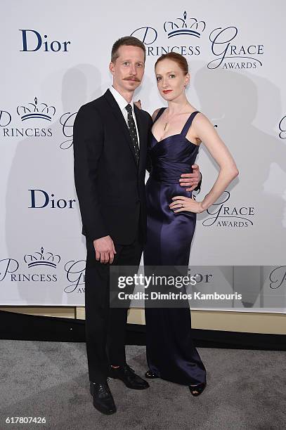 Dancers Ethan Stiefel and Gillian Murphy attend the 2016 Princess Grace Awards Gala with presenting sponsor Christian Dior Couture at Cipriani 25...