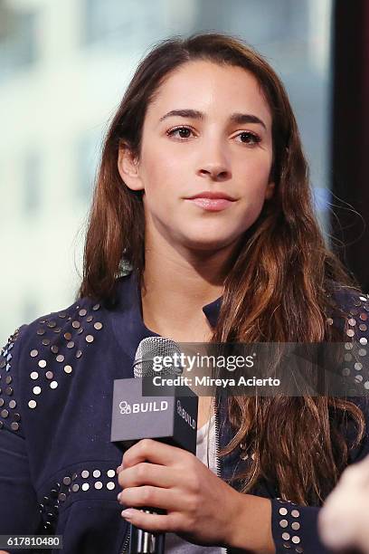 The Build Series presents Olympic gymnast, Aly Raisman to discuss her gymnastics career at AOL HQ on October 24, 2016 in New York City.