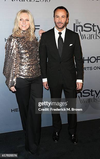 InStyle Editor-in-Chief Laura Brown and fashion designer Tom Ford attend the 2nd Annual InStyle Awards at Getty Center on October 24, 2016 in Los...