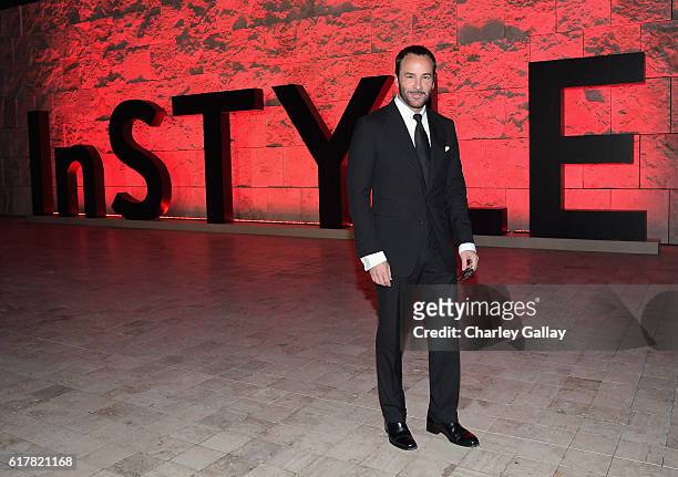 Fashion designer Tom Ford attends the 2nd Annual InStyle Awards at Getty Center on October 24, 2016 in Los Angeles, California.