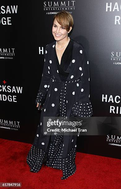 Noomi Rapace arrives at the Los Angeles premiere of "Hacksaw Ridge" held at Samuel Goldwyn Theater on October 24, 2016 in Beverly Hills, California.