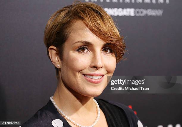 Noomi Rapace arrives at the Los Angeles premiere of "Hacksaw Ridge" held at Samuel Goldwyn Theater on October 24, 2016 in Beverly Hills, California.