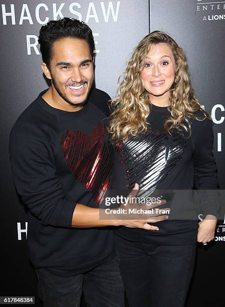 Carlos PenaVega and Alexa PenaVega arrive at the Los Angeles premiere of "Hacksaw Ridge" held at Samuel Goldwyn Theater on October 24, 2016 in...