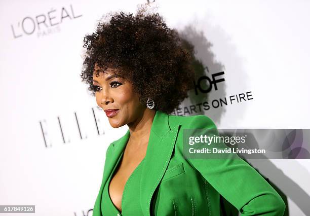 Actress Vivica A. Fox arrives at the 23rd Annual ELLE Women in Hollywood Awards at Four Seasons Hotel Los Angeles at Beverly Hills on October 24,...