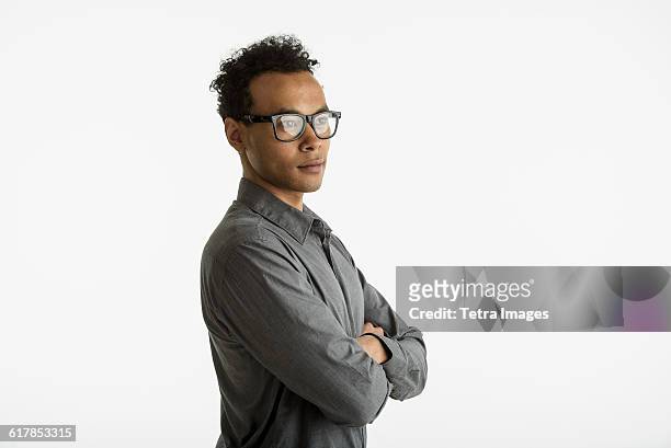 portrait of mid adult man - looking away stock pictures, royalty-free photos & images