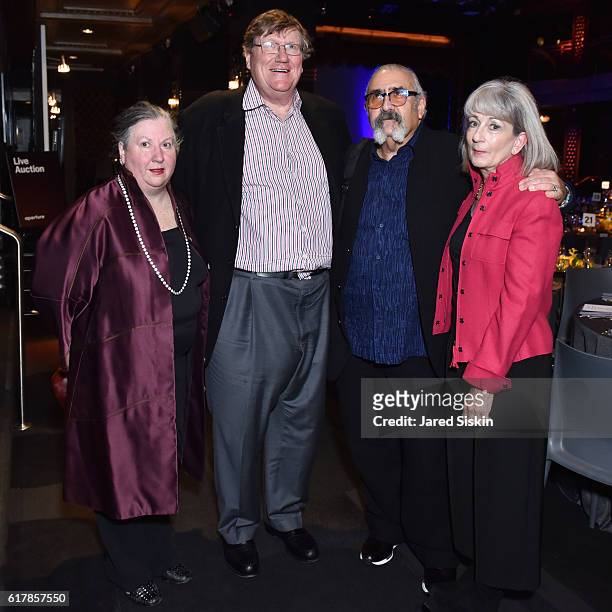 Molly Heines, Tom Moloney, Stewart Cooper and Becky Besson attend the Aperture Foundation 2016 Fall Benefit at The Edison Ballroom on October 24,...