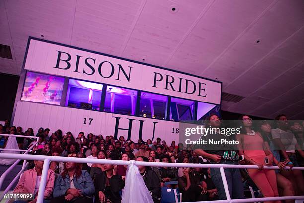 Howard University hosted their 93rd annual Homecoming Greek Step Show competition on Friday, October 21, 2016 at the Burr Gymnasium on campus in...