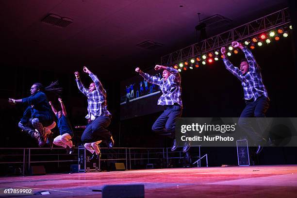 Howard University hosted their 93rd annual Homecoming Greek Step Show competition on Friday, October 21, 2016 at the Burr Gymnasium on campus in...
