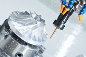 metalworking cutting process by milling cutter