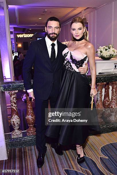 Julian Gil and Marjorie de Sousa attend the The Paley Center for Media's Hollywood Tribute to Hispanic Achievements in Television at the Beverly...