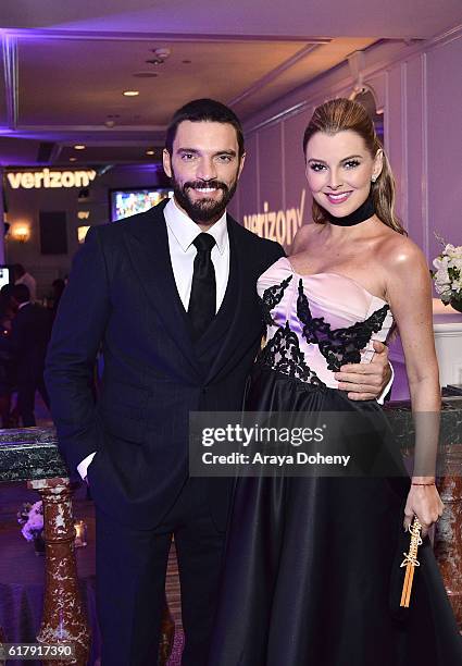 Julian Gil and Marjorie de Sousa attend the The Paley Center for Media's Hollywood Tribute to Hispanic Achievements in Television at the Beverly...