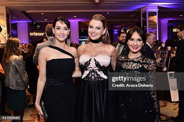 Susana Gonzalez, Marjorie de Sousa and Adriana Louvier attend the The Paley Center for Media's Hollywood Tribute to Hispanic Achievements in...