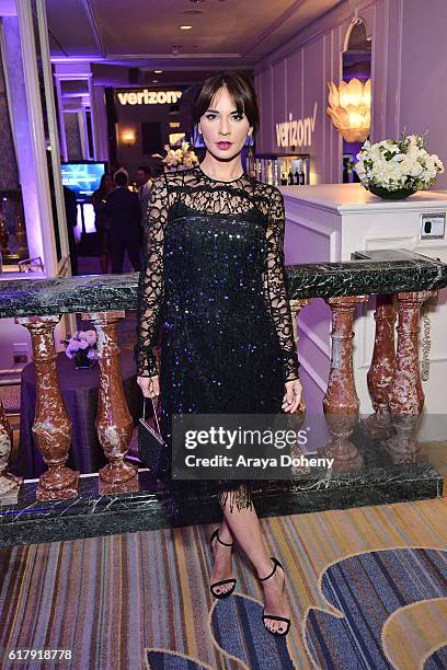Adriana Louvier attends the The Paley Center for Media's Hollywood Tribute to Hispanic Achievements in Television at the Beverly Wilshire Four...