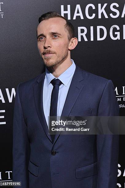 Actor Benedict Hardie at Samuel Goldwyn Theater on October 24, 2016 in Beverly Hills, California.