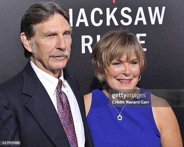 Desmond Doss Jr. And Elaine Roorda at Samuel Goldwyn Theater on October 24, 2016 in Beverly Hills, California.