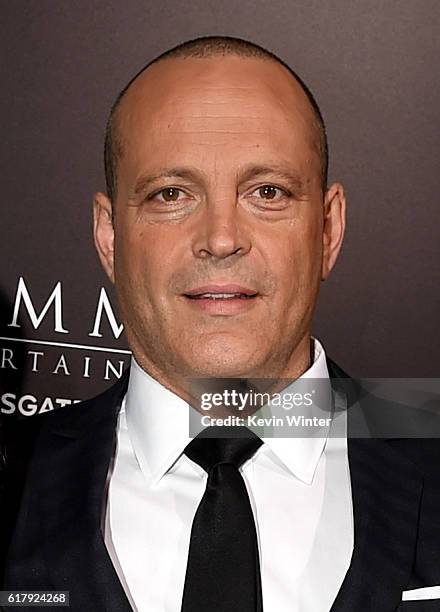 Actor Vince Vaughn arrives at the screening of Summit Entertainment's "Hacksaw Ridge" at the Samuel Goldwyn Theater on October 24, 2016 in Beverly...