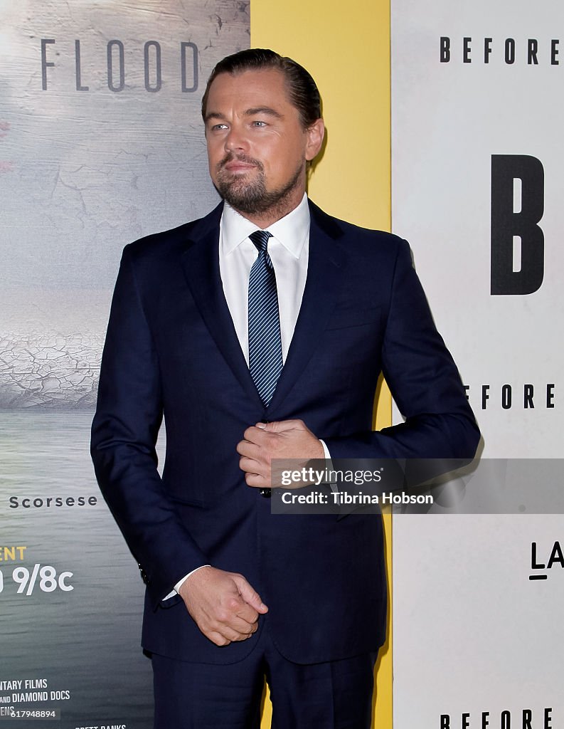 Screening Of National Geographic Channel's "Before The Flood" - Arrivals