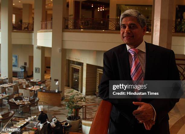 Indian diplomat Vikas Swarup poses for the profile at JW Marriott Hotel at Juhu. He is also the author of novel Q+A, on which film Slumdog...