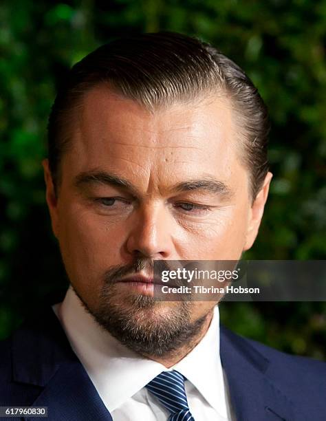 Leonardo DiCaprio attends the Screening of National Geographic Channel's 'Before The Flood' at Bing Theater At LACMA on October 24, 2016 in Los...