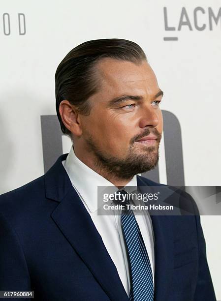 Leonardo DiCaprio attends the Screening of National Geographic Channel's 'Before The Flood' at Bing Theater At LACMA on October 24, 2016 in Los...