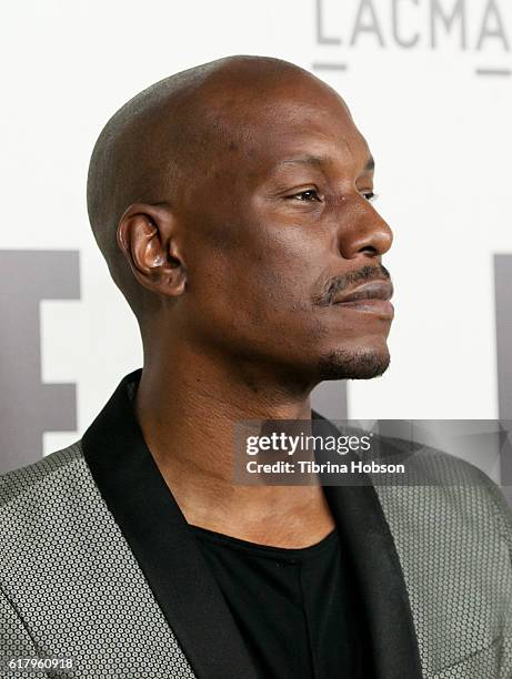 Tyrese Gibson attends the Screening of National Geographic Channel's 'Before The Flood' at Bing Theater At LACMA on October 24, 2016 in Los Angeles,...