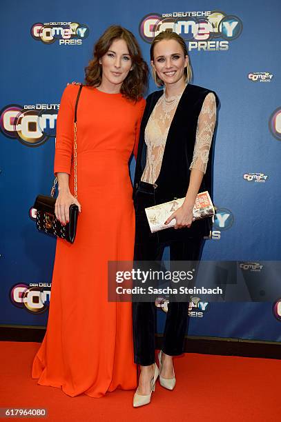 Jeannine Michaelsen and Annie Hoffmann attend the 20th Annual German Comedy Awards at Coloneum on October 25, 2016 in Cologne, Germany.