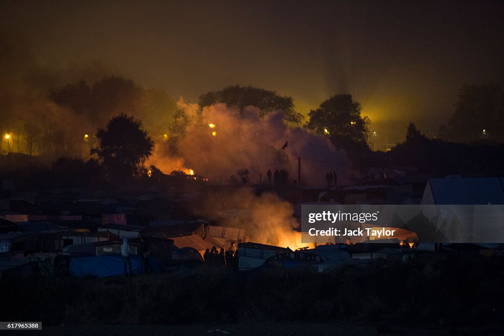 Migrants Leave The Jungle Refugee Camp In Calais