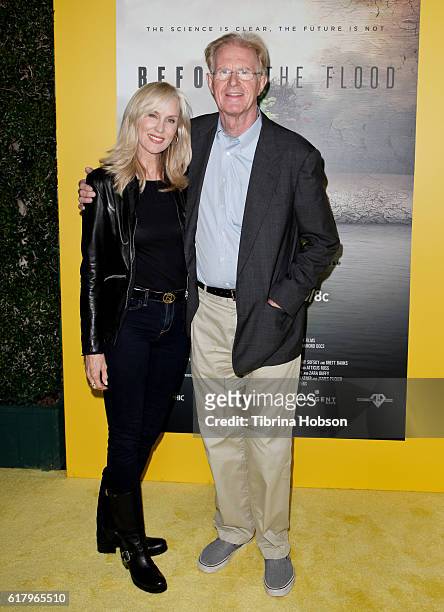 Rachelle Carsona and Ed Begley Jr. Attend the Screening of National Geographic Channel's 'Before The Flood' at Bing Theater At LACMA on October 24,...