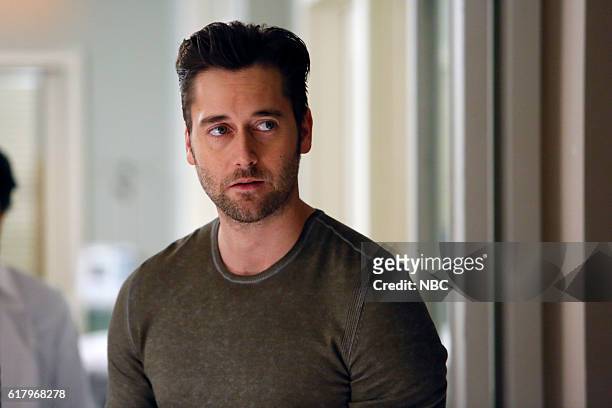 Dr. Adrian Shaw" Episode 407 -- Pictured: Ryan Eggold as Tom Keen --