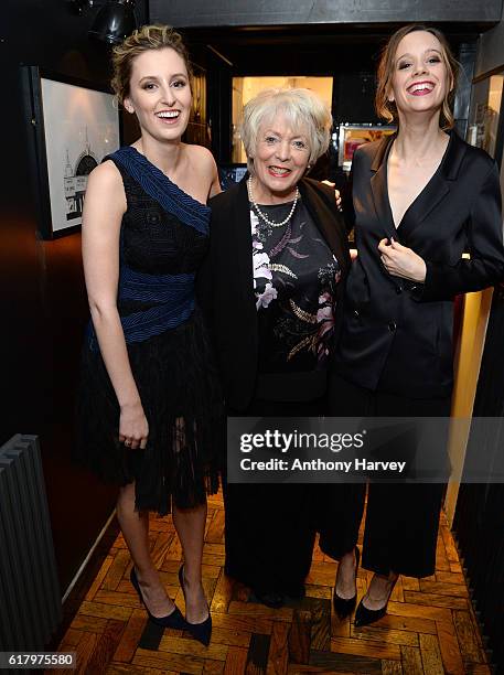 Laura Carmichael, Alison Steadman and Chloe Pirrie attend the photocall for the "Burn Burn Burn" gala screening at Screen on the Green on October 25,...