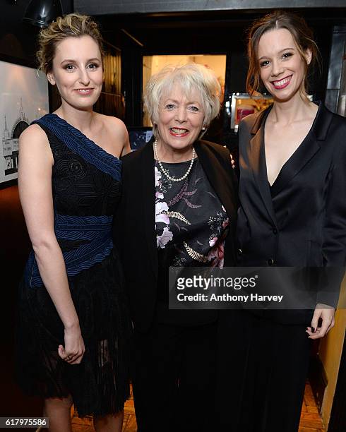 Laura Carmichael, Alison Steadman and Chloe Pirrie attend the photocall for the "Burn Burn Burn" gala screening at Screen on the Green on October 25,...