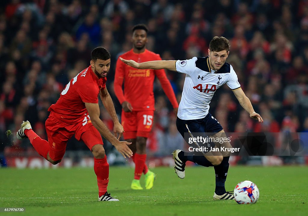 Liverpool v Tottenham Hotspur - EFL Cup Fourth Round